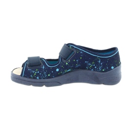 Befado children's shoes 869Y142 navy blue multicolored green 2