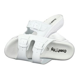 Comfooty Carolina prophylactic white slippers 4