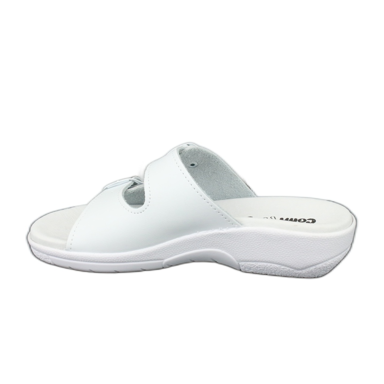 Comfooty Carolina prophylactic white slippers 1