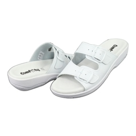 Comfooty Carolina prophylactic white slippers 3