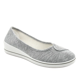 Gray sneakers, wedge heel HC-03 grey 1
