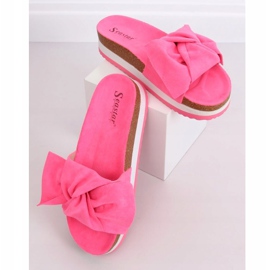 Women's pink slippers SS116P Fushia 2