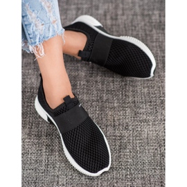 SHELOVET Classic Openwork Slipons black 1