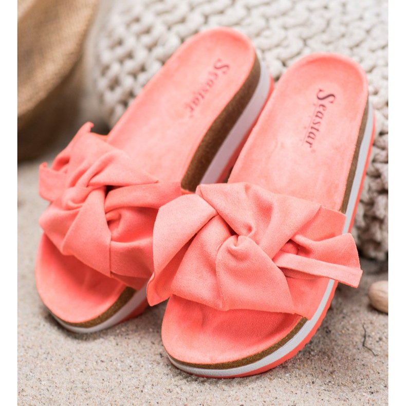 Seastar Casual Suede Slippers multicolored orange 1