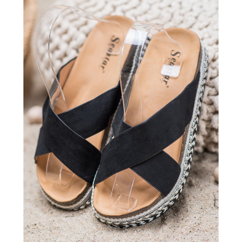 Seastar Comfortable Slippers On The Platform black 1