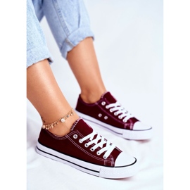 PS1 Maroon Women's Classic Sneakers Omerta red 1