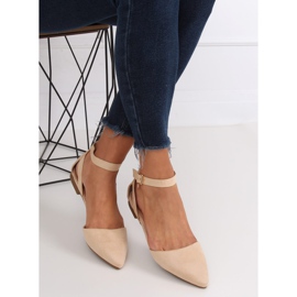 Ballerinas with clasp beige CL73P Beige 1