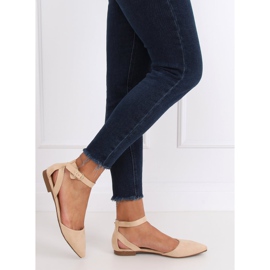 Ballerinas with clasp beige CL73P Beige 2