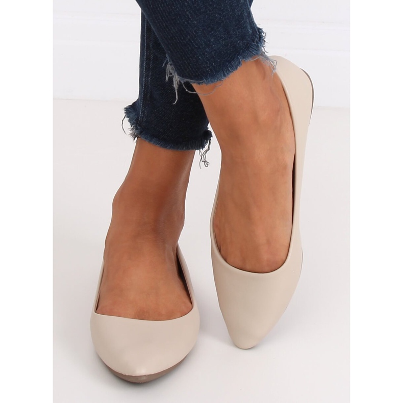 Ballerinas almond beige toes CD52P Beige 1