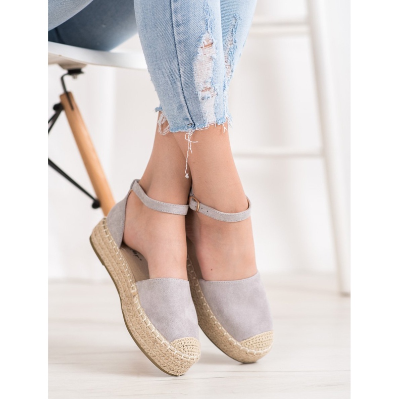 Seastar Gray Espadrilles On The Platform grey 2