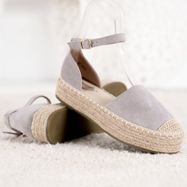 Seastar Gray Espadrilles On The Platform grey 1