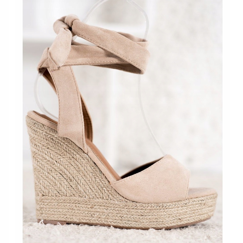 Seastar Espadrilles Sandals On High Heels beige 2