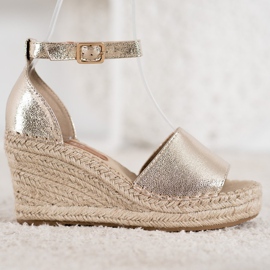 Seastar Sandals On The Straw Wedge golden 2