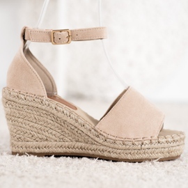 Seastar Sandals On The Straw Wedge brown 2