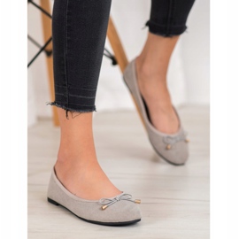 SHELOVET Casual Ballerinas grey 1