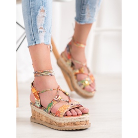 Seastar Tied Fashion Wedges multicolored 1