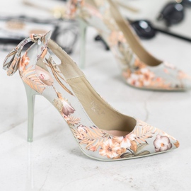 Seastar Stylish Pins In Flowers multicolored green 1