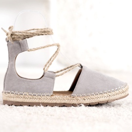 Seastar Suede Espadrilles With Binding grey 2