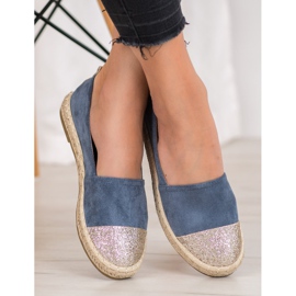 Seastar Espadrilles With Glitter blue 2