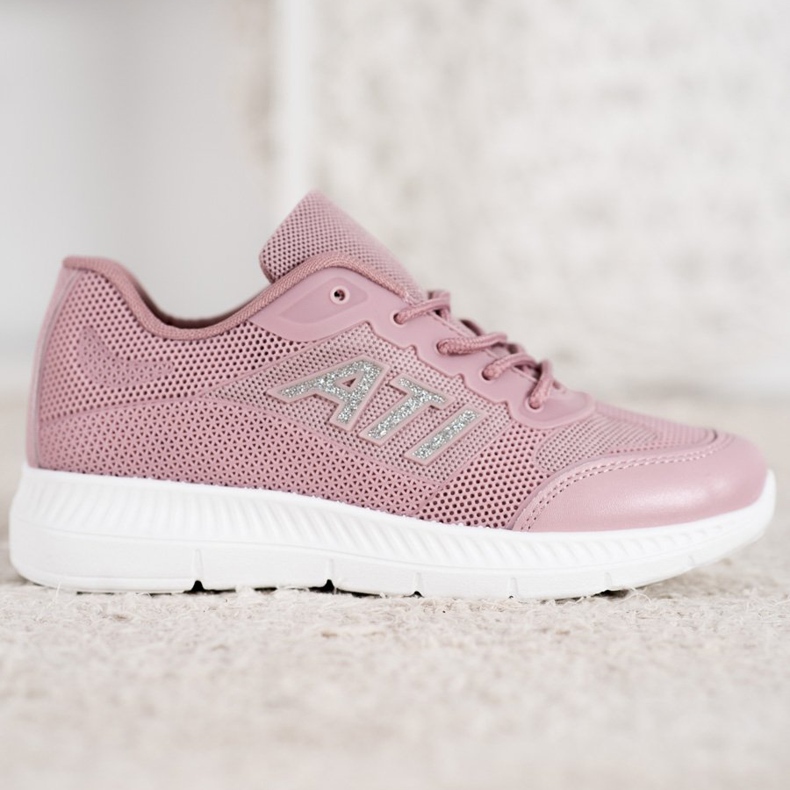 SHELOVET Comfortable Shoes With Mesh pink 2