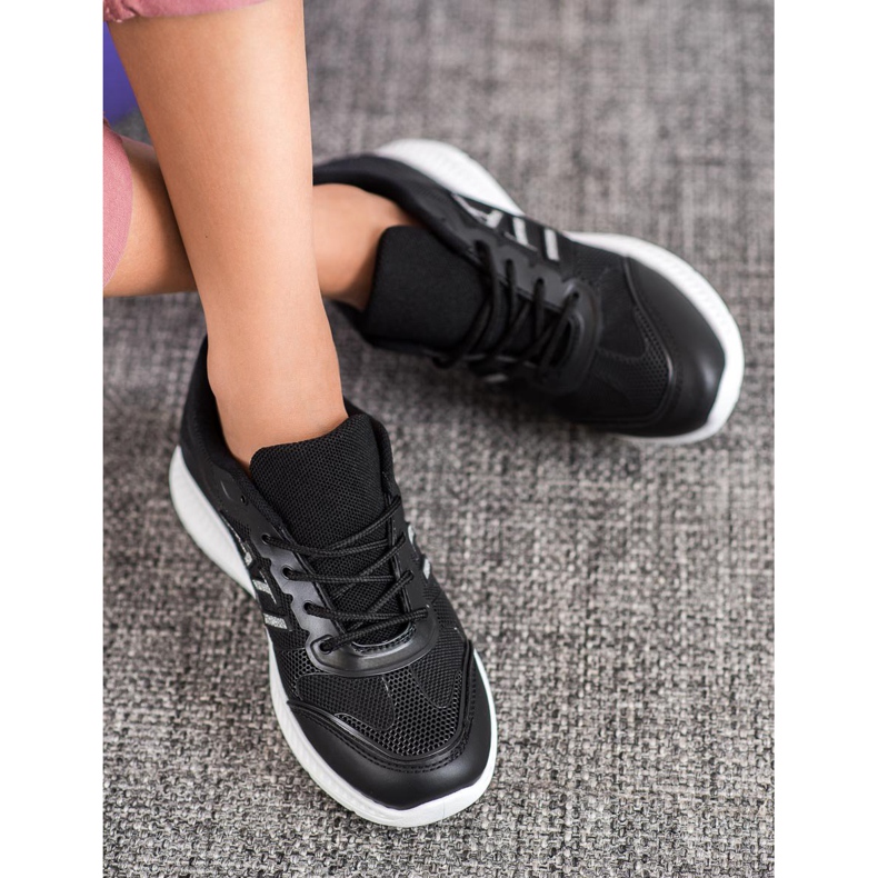 SHELOVET Comfortable Shoes With Mesh black 1