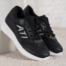 SHELOVET Comfortable Shoes With Mesh black 2