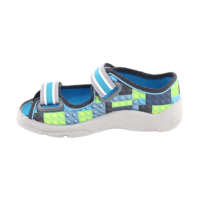 Befado children's shoes 969X152 blue grey 1 Befado children's shoes 969X152 blue grey 1