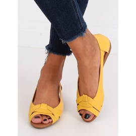 Ballerinas cut honey CC221P Yellow 1