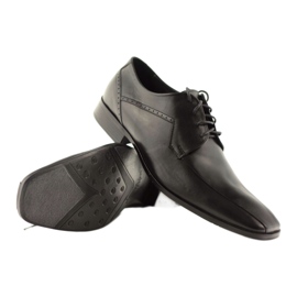 Leather men's shoes Pilpol 1261 black 3