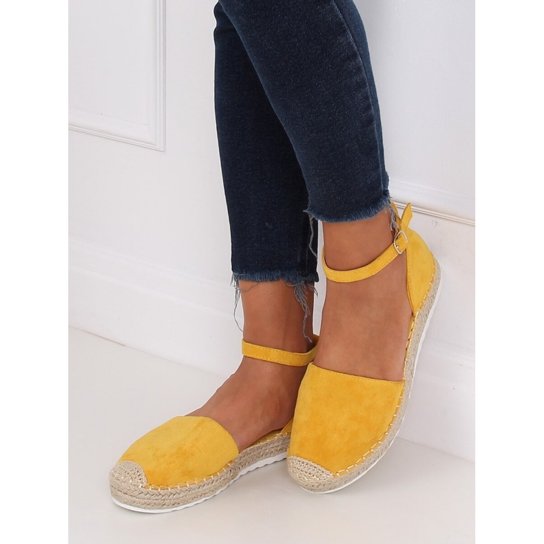 Women's honey espadrilles JH95P Yellow 2