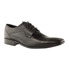 Leather men's shoes Pilpol 1261 black 1