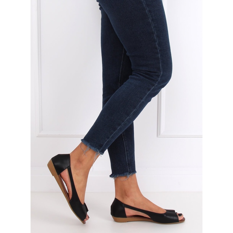 Black NH-23P Black ballerinas exposed 2