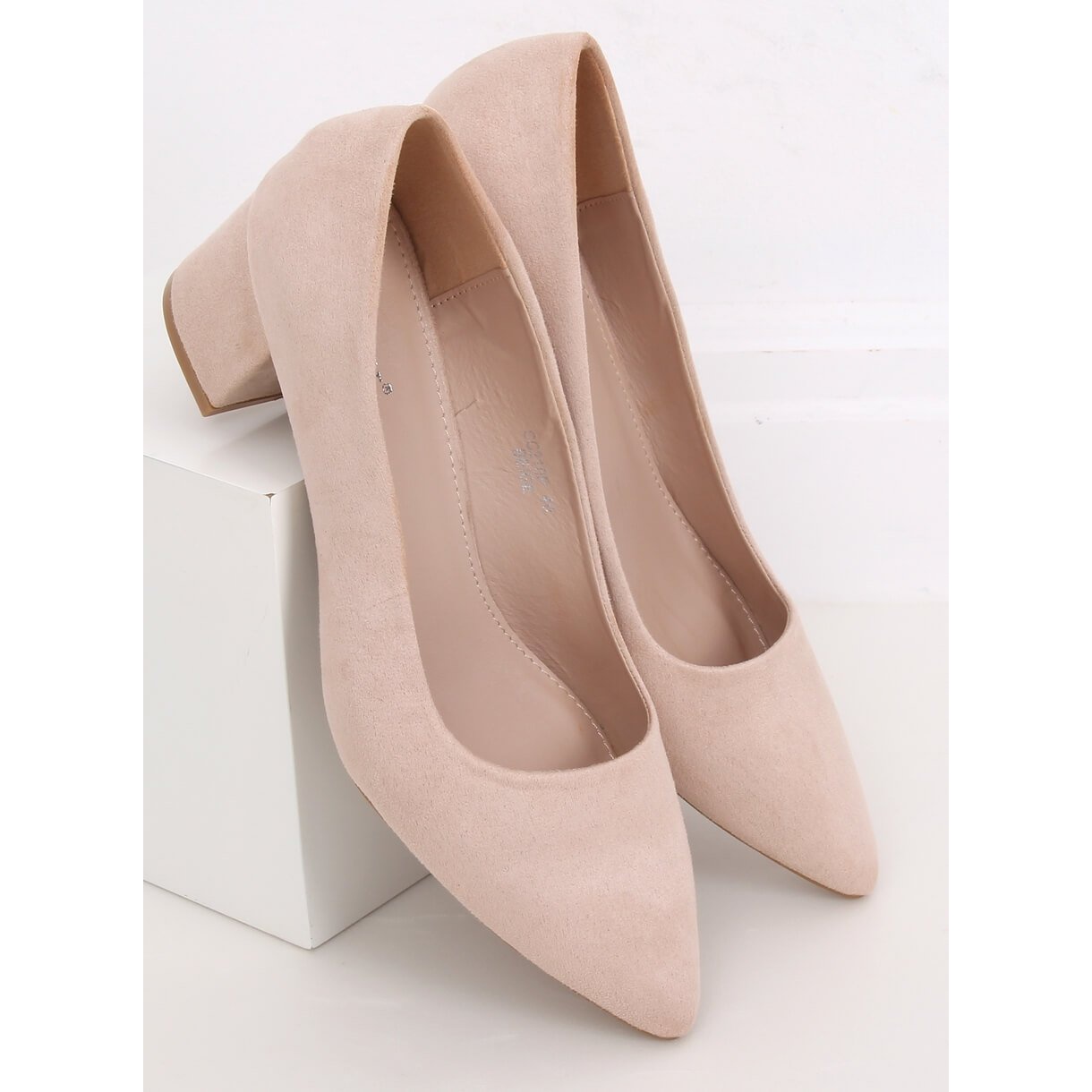 beige pumps low heel