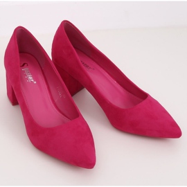 Pumps on a fuchsia GG-76P Fushia post pink 1