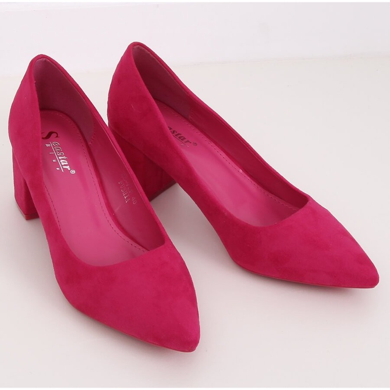 Pumps on a fuchsia GG-76P Fushia post pink 1