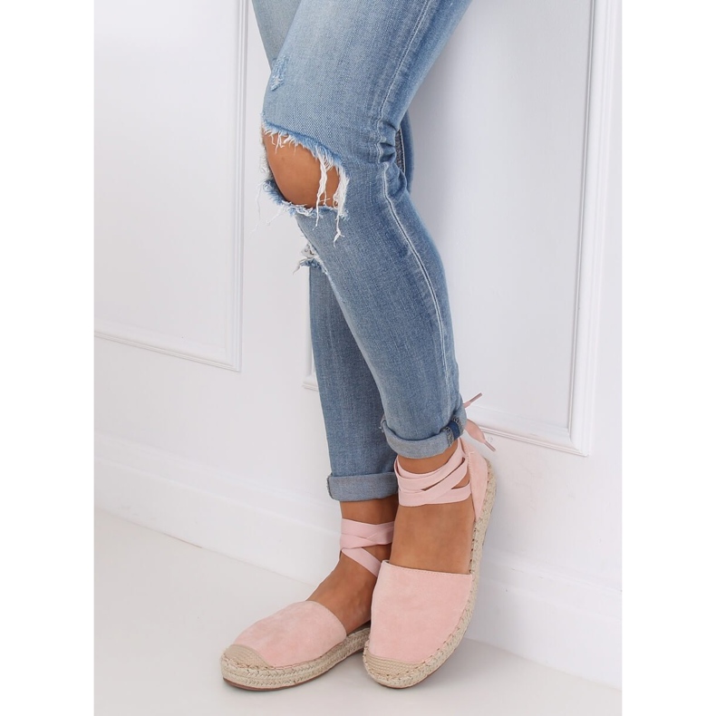 Pink women's espadrilles LL-230P Pink 2 Pink women's espadrilles LL-230P Pink 2