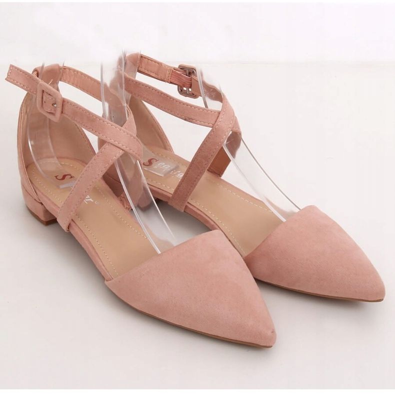 Pink cut out ballerinas LL-213P Pink 1