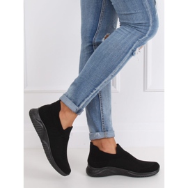 Black 9924 Black sports shoes 1