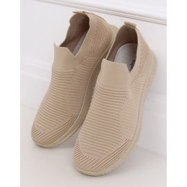 Beige 9924 Beige sports shoes 2