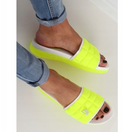 Neon women's slippers G-338 Green multicolored 2