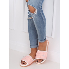 Pink women's pink slippers G-338 Pink 1