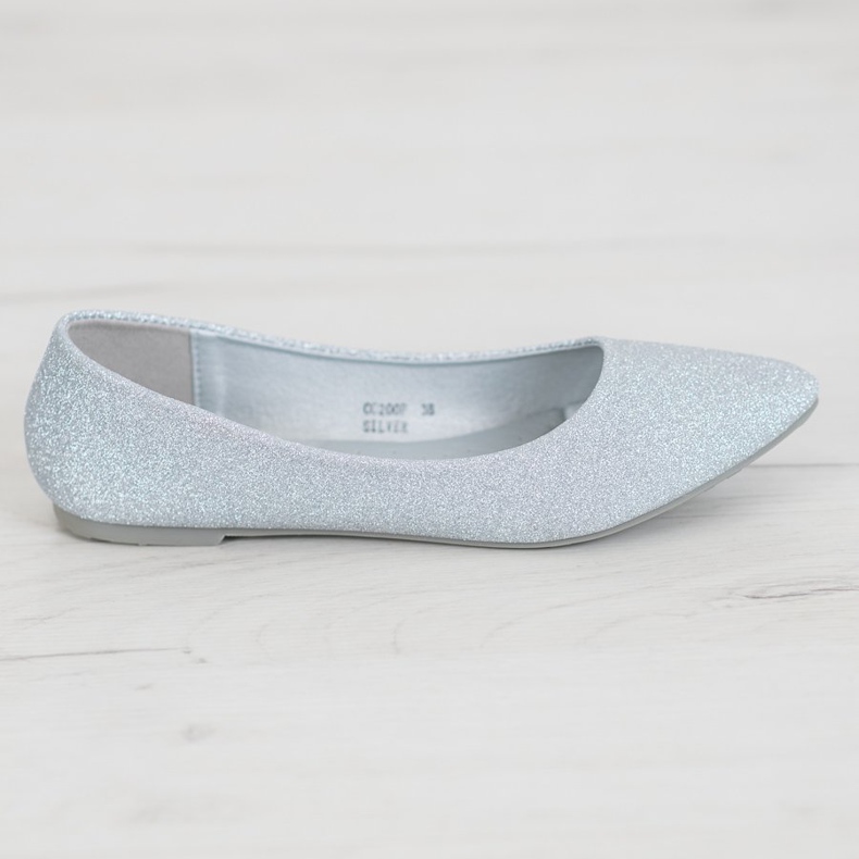 Seastar Glitter ballerinas grey 2
