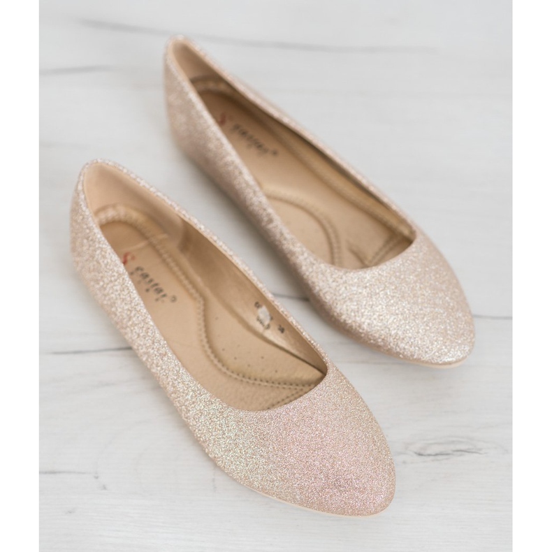 Seastar Glitter ballerinas golden 1