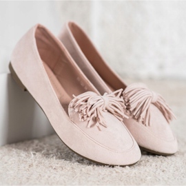 Nio Nio Loafers with fringes beige 1