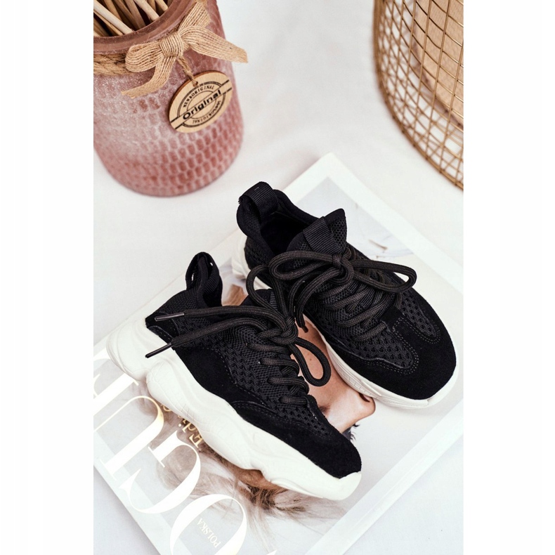 Apawwa Lace-up Children's Sport Shoes Suede Black Volema 1 Apawwa Lace-up Children's Sport Shoes Suede Black Volema 1
