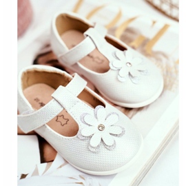 Apawwa Children's ballerinas with Velcro Flower Silver Antrela grey 2 Apawwa Children's ballerinas with Velcro Flower Silver Antrela grey 2