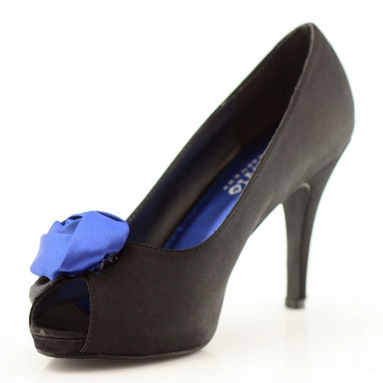 Women's McArthur 11bk black pumps blue 2