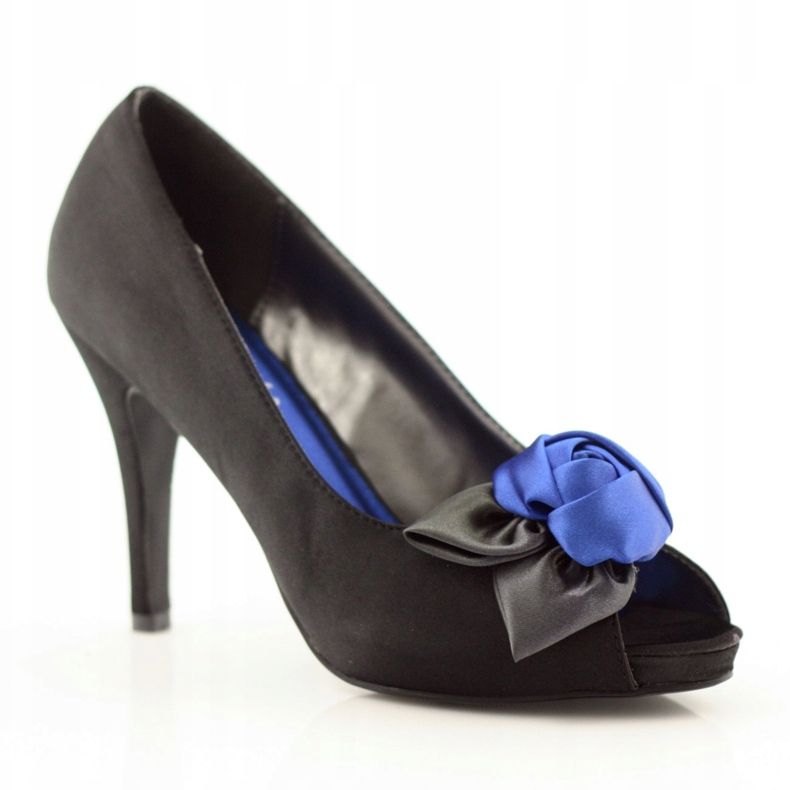 Women's McArthur 11bk black pumps blue 1