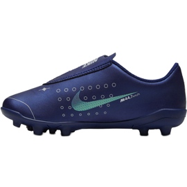 Nike Mercurial Vapor 13 Club Mds Mg PS (V) Jr CJ1149 401 soccer shoes navy blue 2