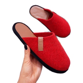 Women's Home Slippers Big Star Red D267865A brown 2